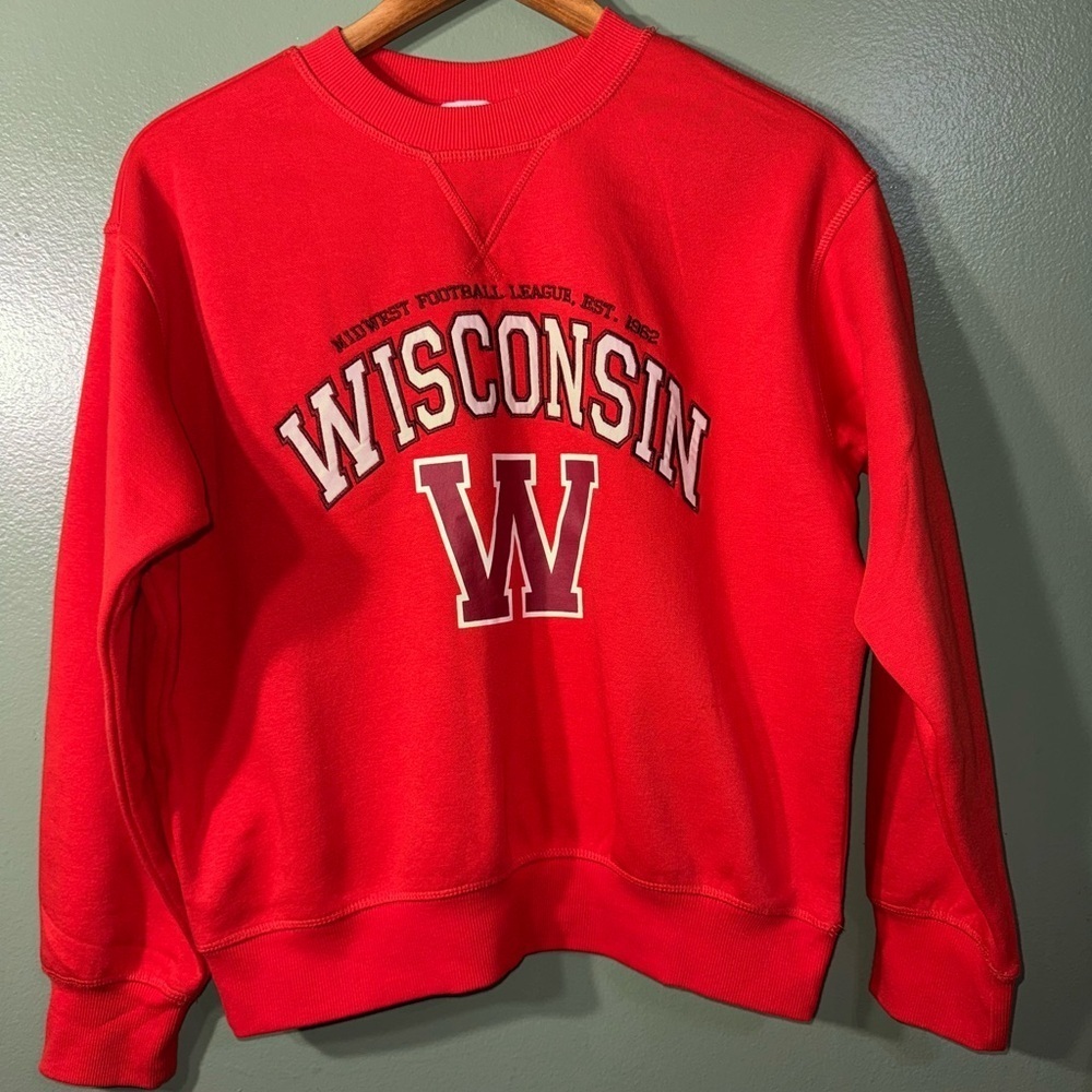 H&M Vibrant Red Sweatshirt